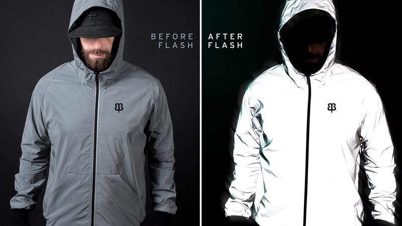 Highly Reflective Clothing Turns Paparazzi S Camera Flashes
