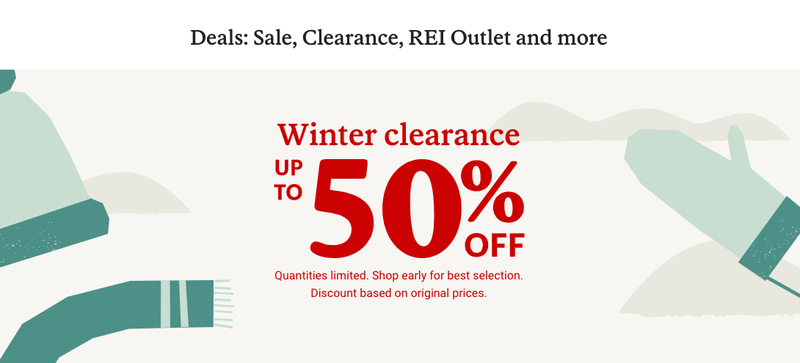 Rei Is Having A Clearance Sale And Everything Is 50 Off