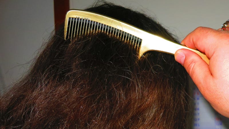 scientific combing of hair