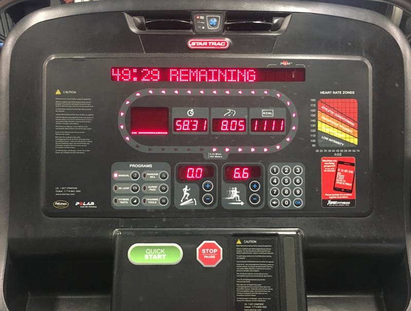 treadmill miles