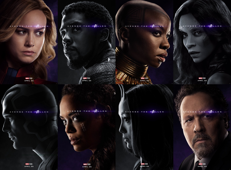 New Avengers Endgame Posters Reveal Who Survived The Snap