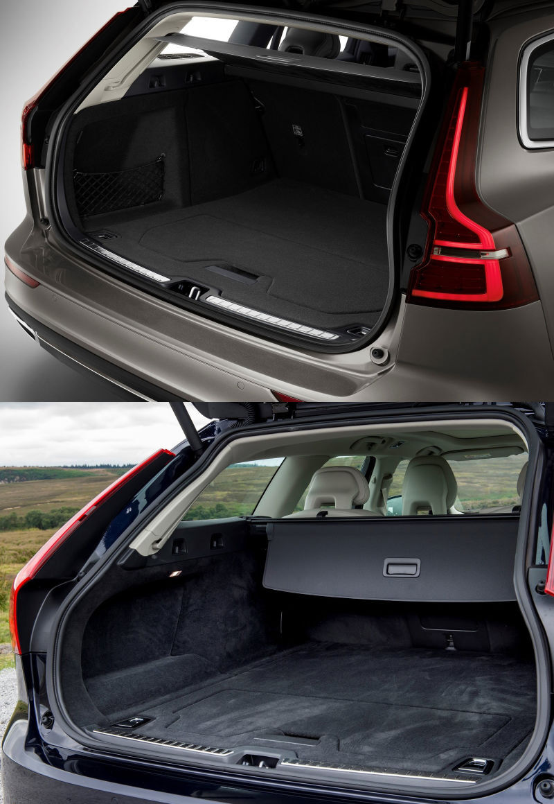 Here S How The Volvo V90 Compares To The New Volvo V60 Dimensions of new volvo cars showing length, width and height. volvo v90 compares to the new volvo v60
