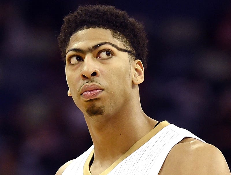 Anthony Davis Unibrow Now Wrapping Completely Around Head