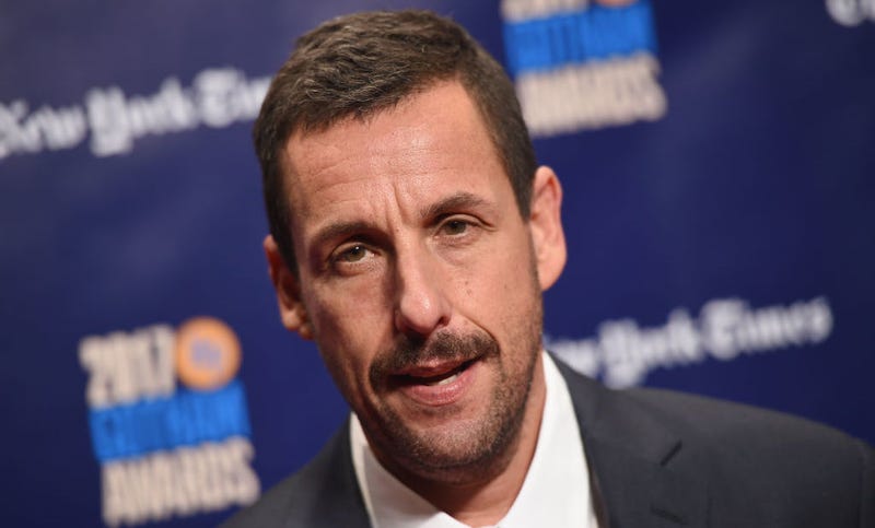 Adam Sandler Showed Up In His Very Best Gym Shorts To Photobomb A