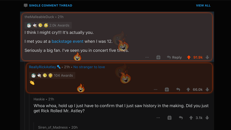 Rick Astley Got Rickrolled On Reddit
