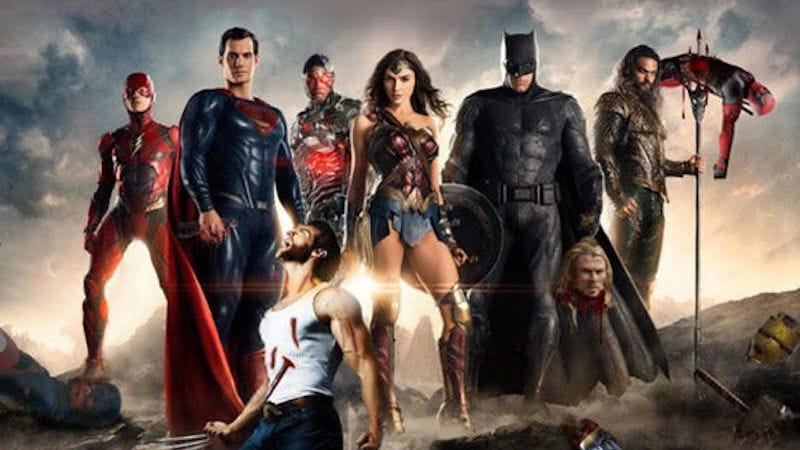 Fake Movie Poster Of The Justice League Murdering Marvel Characters Was Used For Real In China