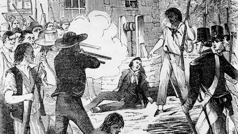 In 1838, Missouri witnessed the “Missouri Mormon War”