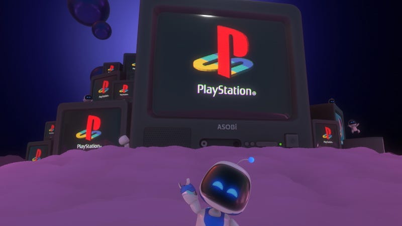 在游戏机大战中,Astro的游戏室是非常有效的PlayStation宣传