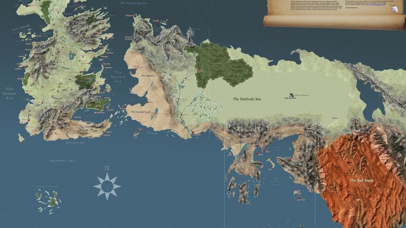30 Interactive Map Game Of Thrones