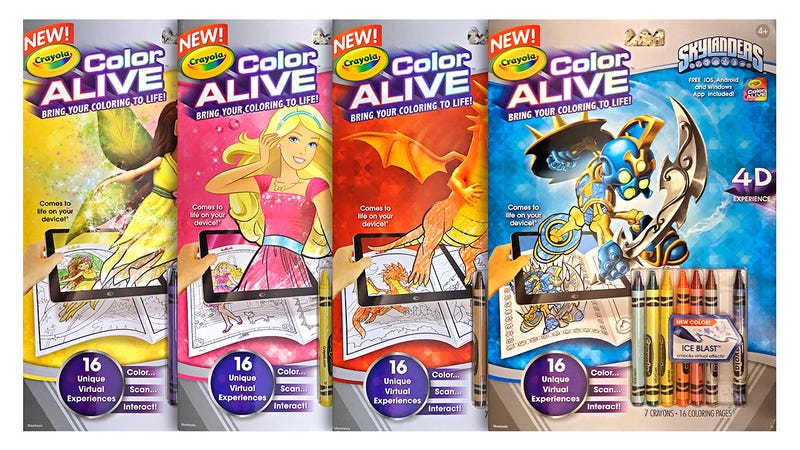 Crayola S New Coloring Books Bring Your Creations To Life With An App