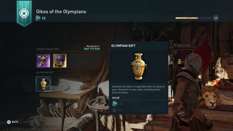 assassin's creed odyssey store items