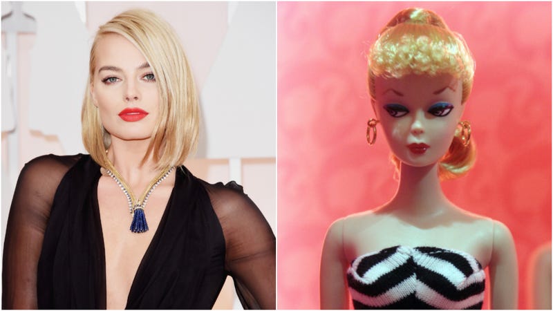 margot robbie playing barbie