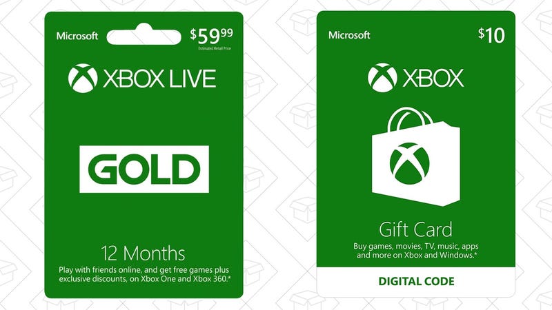 xbox live 12 month gift card
