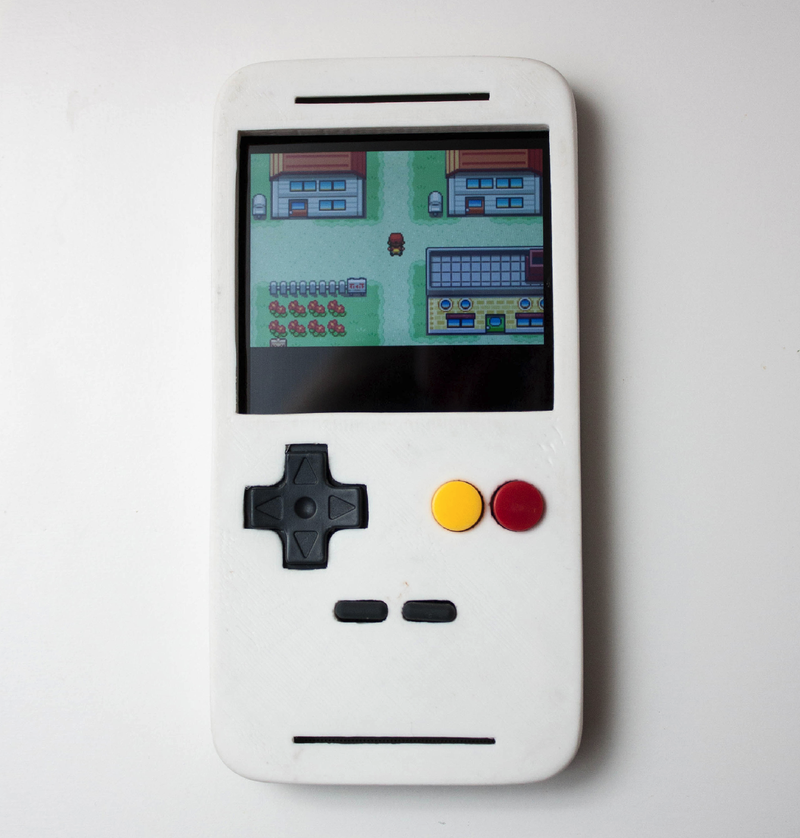 3d Printed Case Makes Your Smartphone More Like A Game Boy