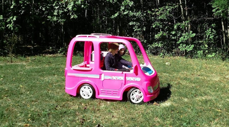 barbie camper that you can drive