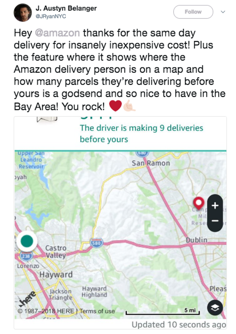 How To Find Out How Many Stops Away Your Amazon Delivery Is