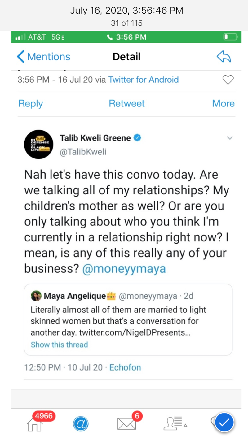 Talib Kweli S Harassment Protecting Black Women Online