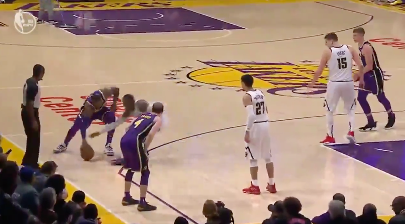 Lebron James Ices His Own Lakers By Carelessly Rolling The Ball
