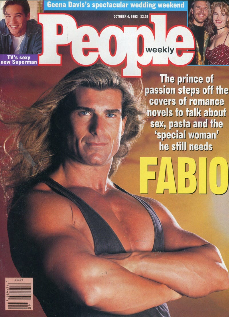 Ab Aflaming Sex - Fabio and the History of Romance Novel Covers