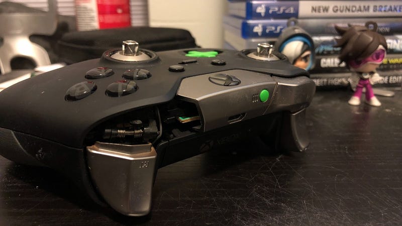 smashed xbox controller