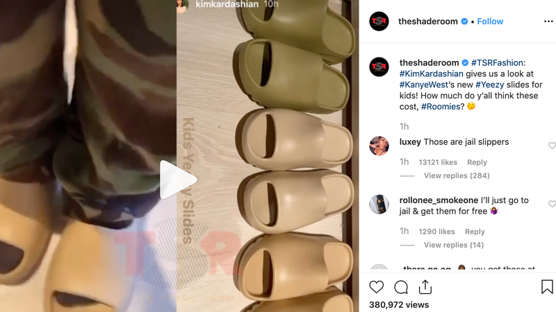 yeezy slides for toddlers