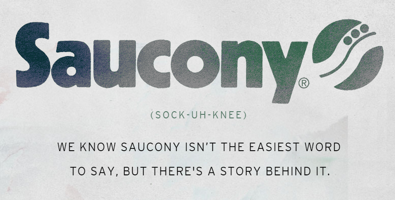 How do you pronounce Saucony?