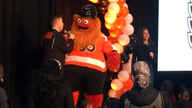 Flyers Unveil Furry Orange Thing Named Gritty And I Love Him