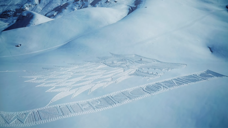 Winter Has Come But It S Brought This Giant Game Of Thrones Art