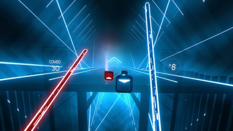 Beat Saber Keeps Tricking My Stupid Fat Brain Into Exercising