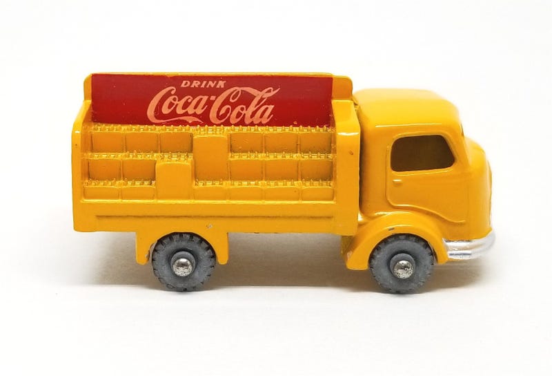 Matchbox Lesney 37 b Karrier Coke Coca Cola Truck Repro D Style Empty Box 