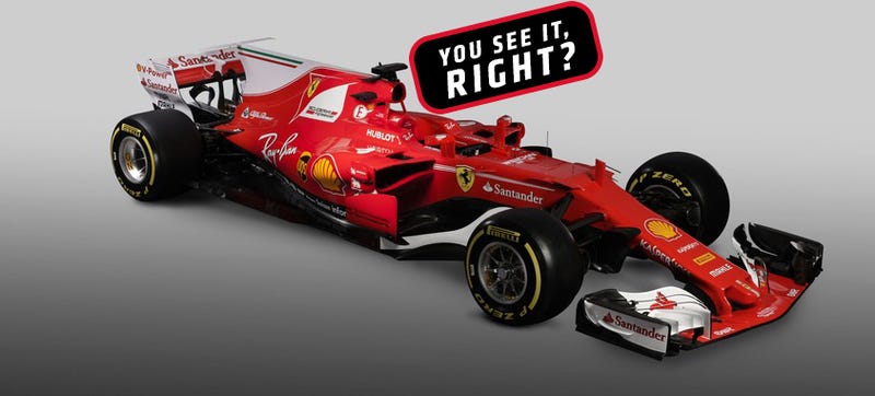 Ferrari S F1 Car Already Found The Same Loophole As Mercedes