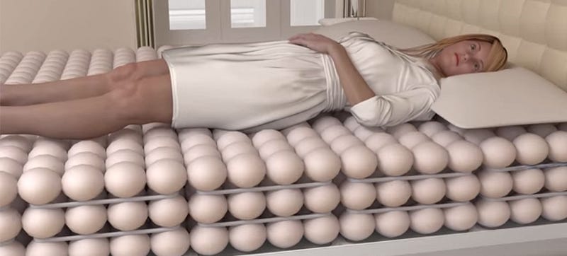 Layers Of Inflatable Balls Might Just Make This The Greatest Bed Ever