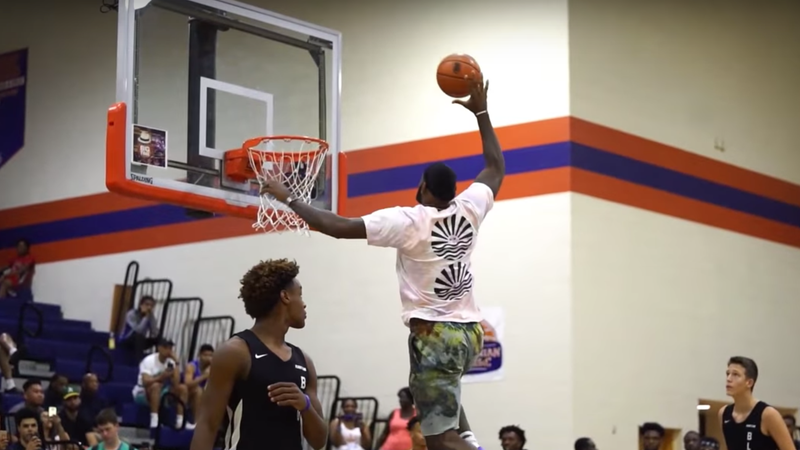 Lebron James Loses His Mind And His Shoe At Bronny S Aau Games