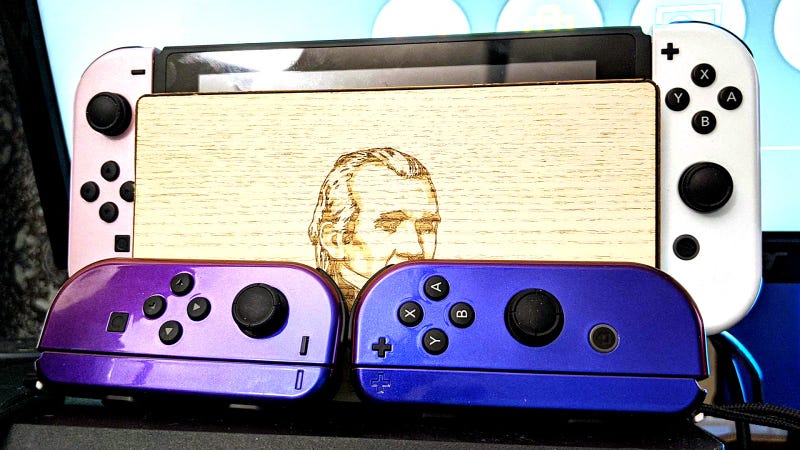 Bow Before The Beauty Of My Custom Painted Joy Cons
