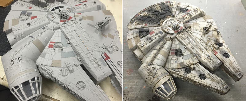 A Masterful Paint Job Makes This Millennium Falcon Toy Look Like A