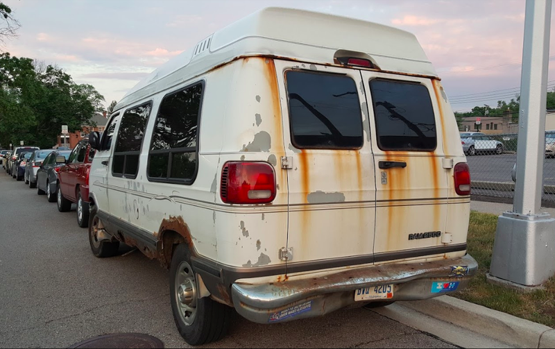 Buy Used Dodge Ram Van 1 Ton 3500 Cargo Cabinets Roof Rack Pipe Carriers In Alfred New York United States