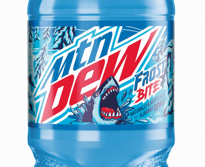 Mountain Dew Frost Bite Is Fine, But That Shark Artwork Is ...