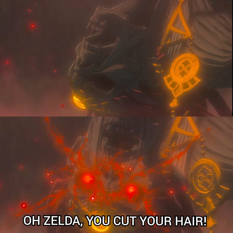 The Internet Reacts To Zelda S New Haircut In The Breath Of The Wild Sequel