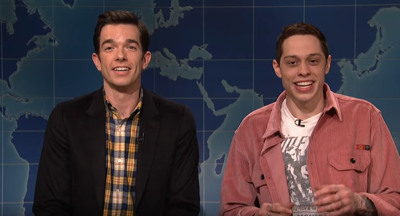 Pete Davidson Returns To Snl Smuggling In Pal John Mulaney To Trash Clint Eastwood S The Mule