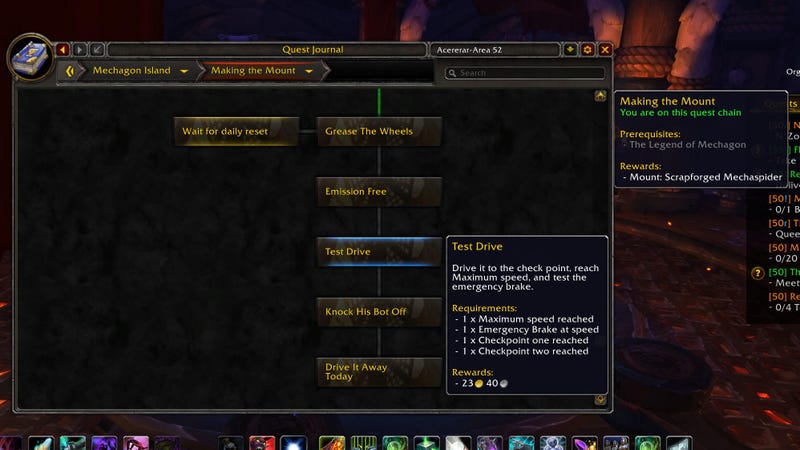 missing quest tracker wow