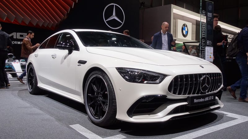 The 2019 Mercedes Amg Gt 4 Door Coupe Is So Popular I Couldn T Get Near It