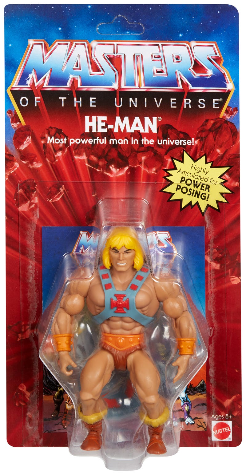 Diario He-Man Masters of the Universe vintage Mattel 1986 NUOVO! 