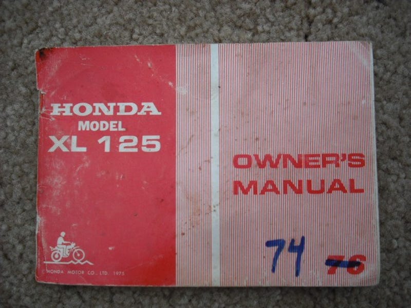 Honda Xl125v Service Manual