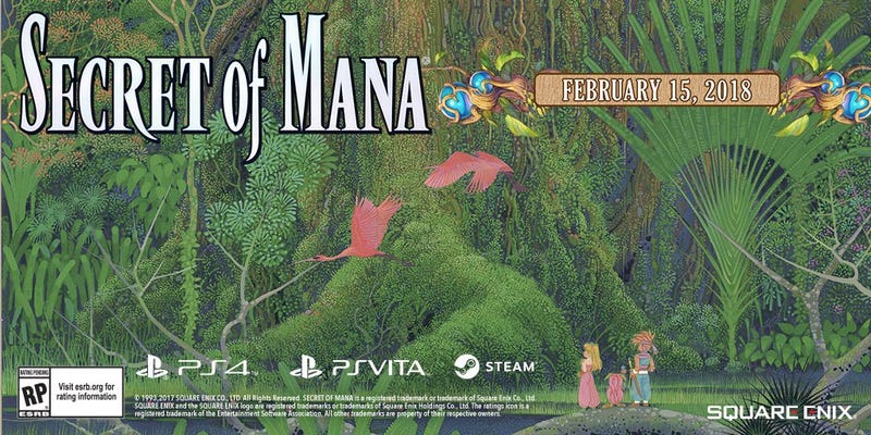 Secret Of Mana Remake Announced For Ps4 Vita And Steam
