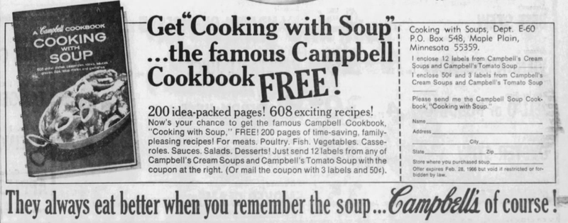 Dorcas Reilly Creator Of Campbell S Green Bean Casserole Has Died