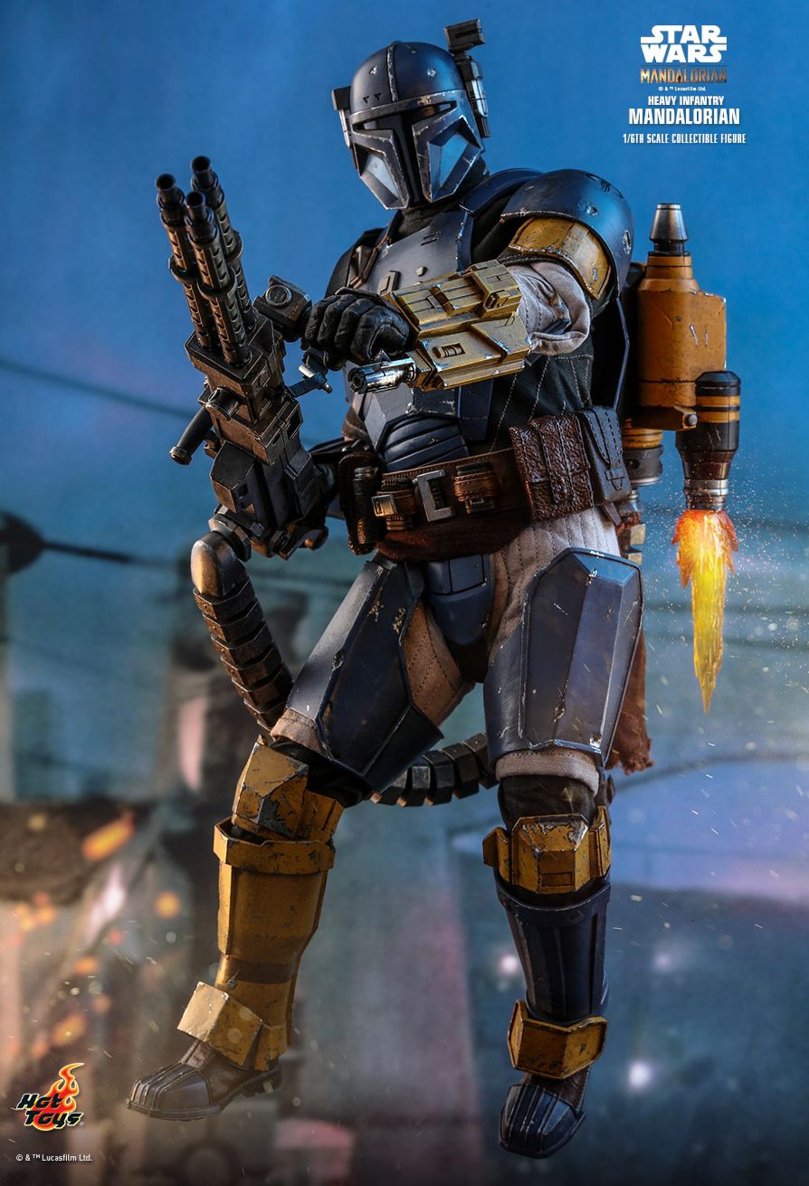 Hot Toys Reveals Badass Star Wars Heavy Duty Mandalorian Figure