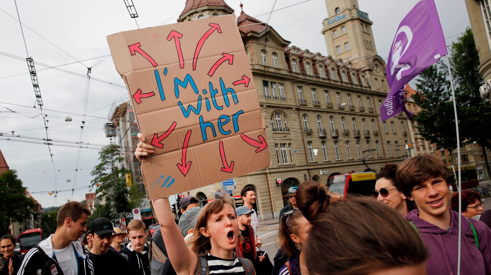 Women In Switzerland Staged A Nationwide Scream To Protest Domestic