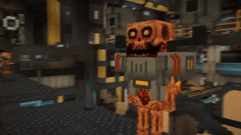 Doomed Is A New Minecraft Mod That Turns It Into Doom 16
