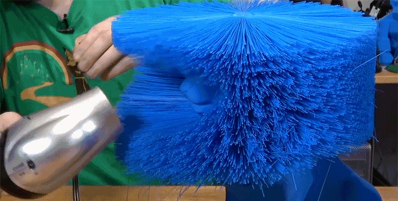 The Magnificent Mane On This Plastic Lion Means We Re One Step