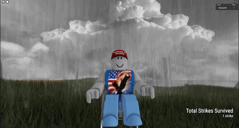 Anyone Could Be Struck By Lightning At Any Time - ocean man roblox game